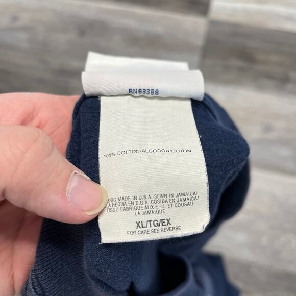 Vintage Logo Athletic NFL Denver Broncos Blue Mens XL Football USA Made T-Shirt - Picture 4 of 11